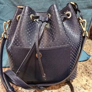 Michael Kors Navy Blue Shoulder Bag